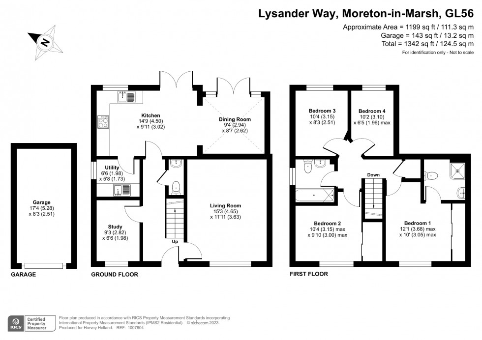 Floorplan for Lysander Way, Moreton-in-Marsh, Gloucestershire