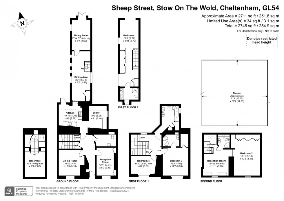Floorplan for Stow on the Wold, Cheltenham, Gloucestershire