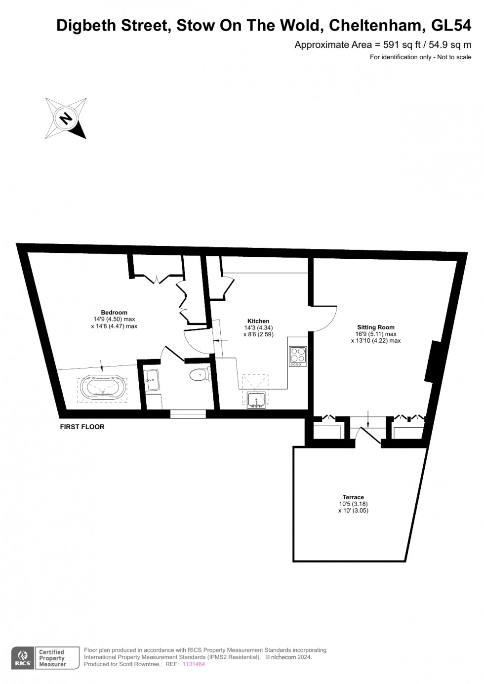 Floorplan for Stow on the Wold, Cheltenham, Gloucestershire