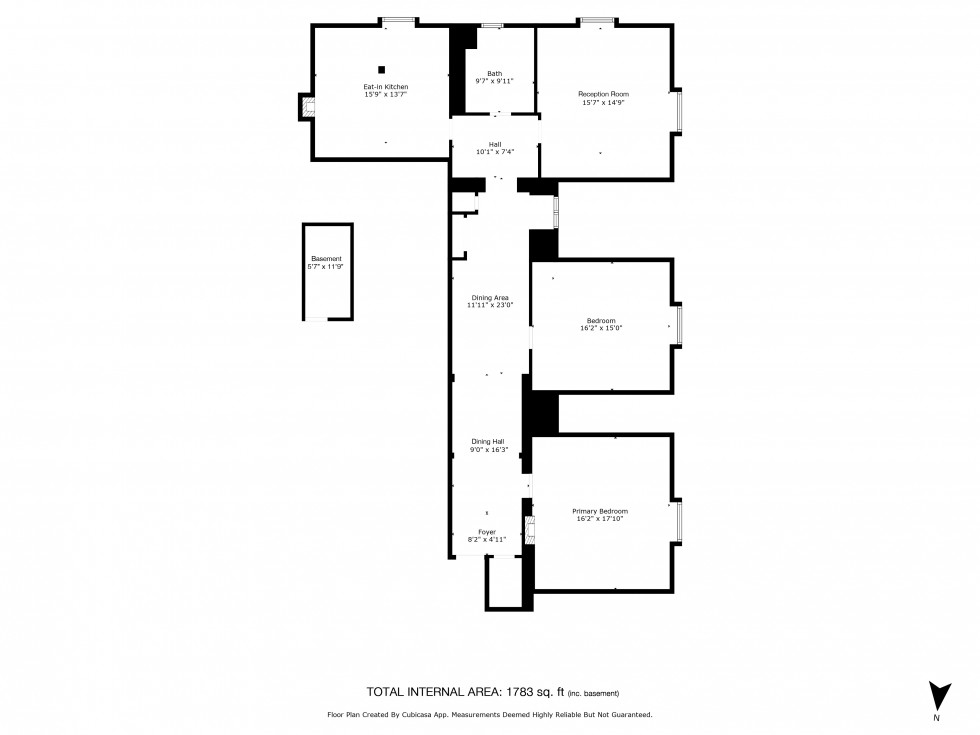 Floorplan for Brockhampton, Cheltenham, Gloucestershire