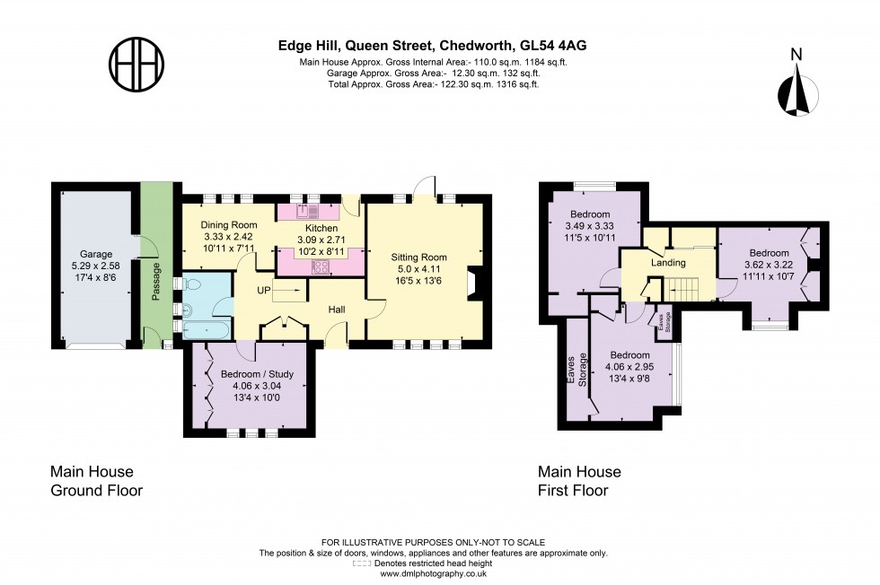 Floorplan for Chedworth, Cheltenham, Gloucestershire