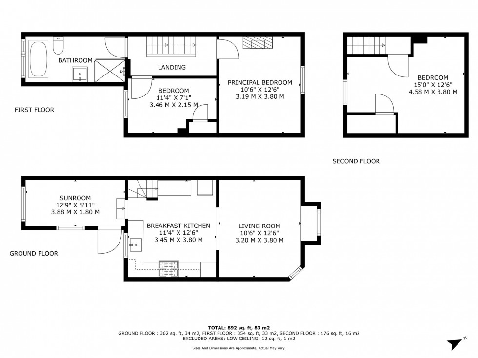 Floorplan for Toy Lane, Chipping Norton, OX7