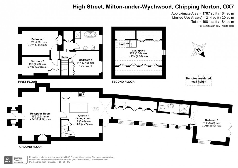 Floorplan for High Street, Milton-Under-Wychwood, OX7