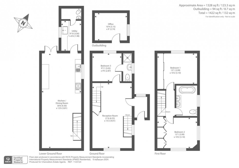 Floorplan for West End, Chipping Norton, OX7